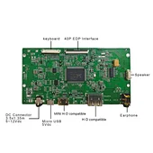 2048X1536 Resolution H-d Usb Lcd Controller Board Powered Edp 40Pin Lcd Controller Board Lp097Qx1 Lcd Panel Driver Board